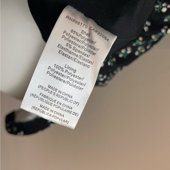 Anthropologie Hutch Ditzy Corset Black Floral Mini Dress Twee Indie Boho - Picture 5 of 8